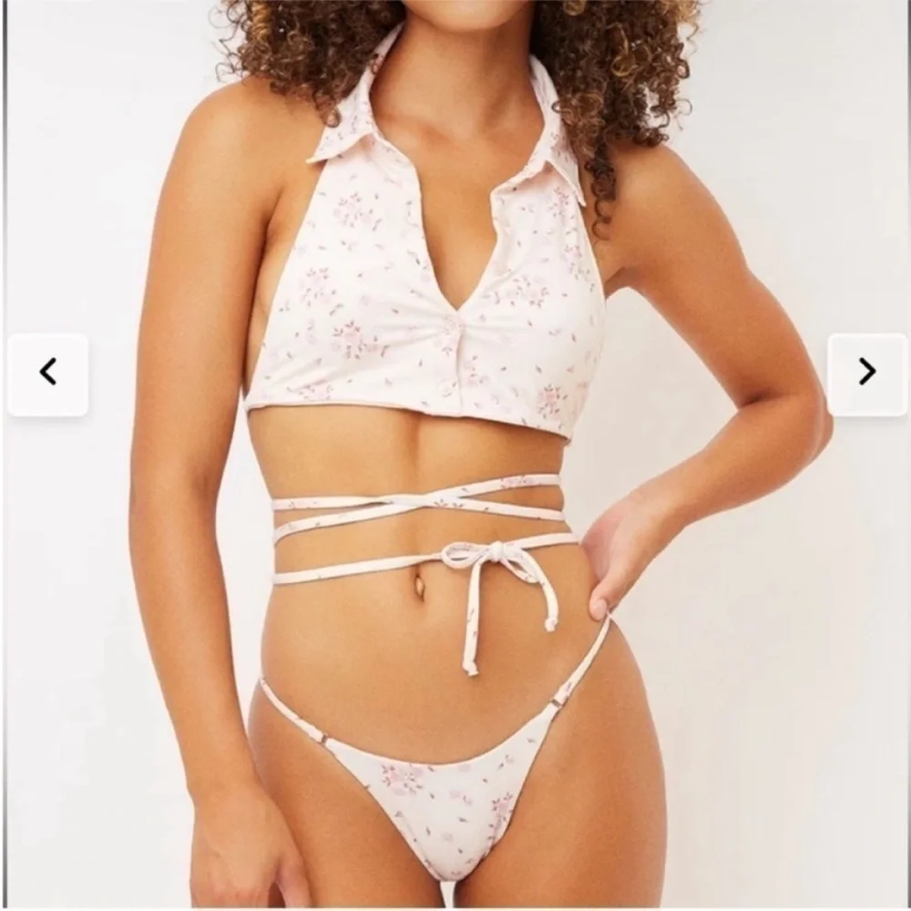 Frankie's Bikini's Ellie High Neck Top and Tia Bottom M/L